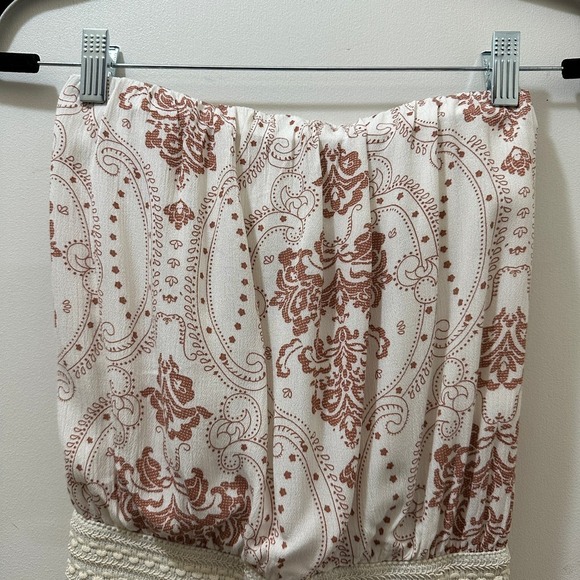 2/$30 Collective Concepts Strapless Jumpsuit Womens XS Boho Cowgirl Western - Picture 7 of 12